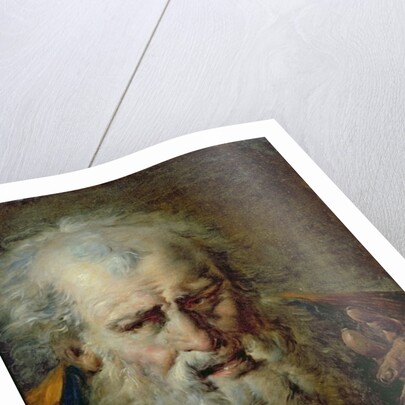 Head of an Old Man by French School