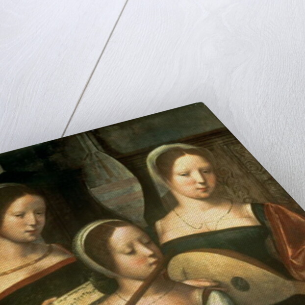 Three Musicians, c.1500-40 by Master of the Female Half Lengths