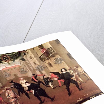 Italian and French Comedians Playing in Farces, 1670 by Verio