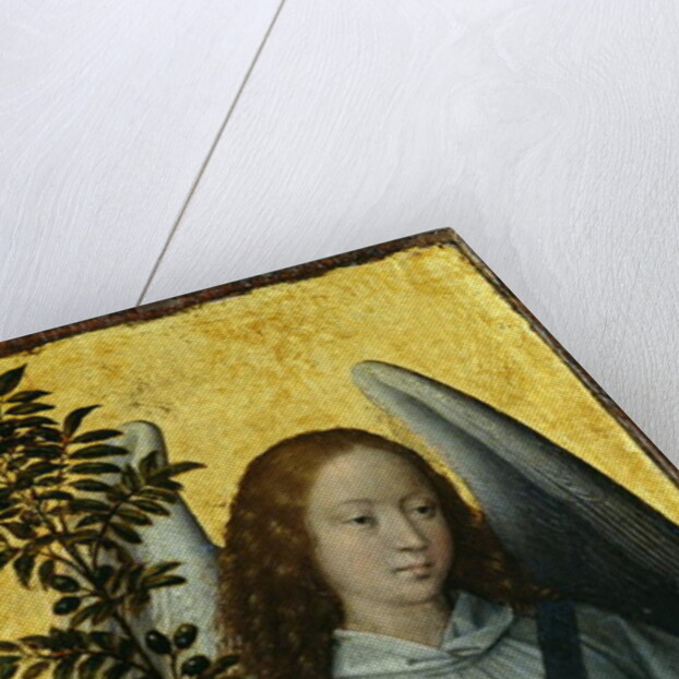 Angel Holding an Olive Branch by Hans Memling
