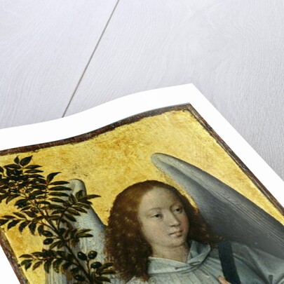 Angel Holding an Olive Branch by Hans Memling