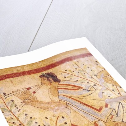 Musician playing the Pipes by Etruscan