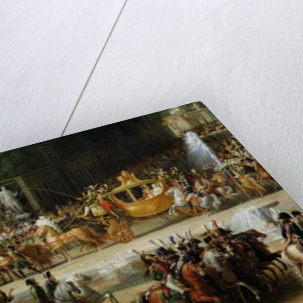 The Entry of Napoleon and Marie-Louise into the Tuileries Gardens on the Day of their Wedding, 2nd April 1810 by Etienne-Barthelemy Garnier