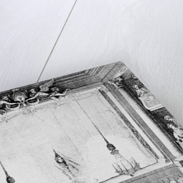 The Comedie Francaise during the Time of Moliere at the Palais Royal Auditorium by Charles Antoine Coypel