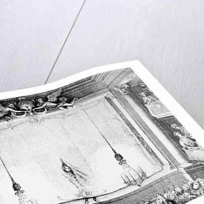 The Comedie Francaise during the Time of Moliere at the Palais Royal Auditorium by Charles Antoine Coypel