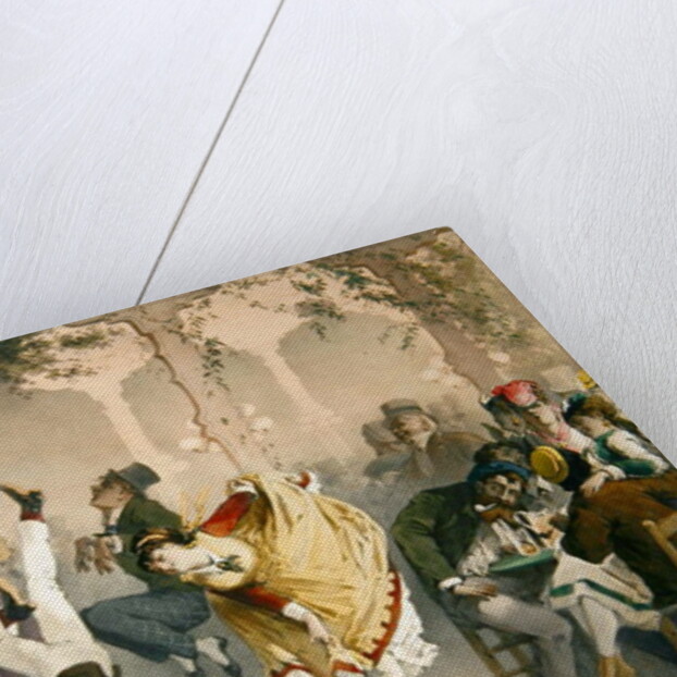 Le Quadrille a Bullier by Philippe Jacques Linder