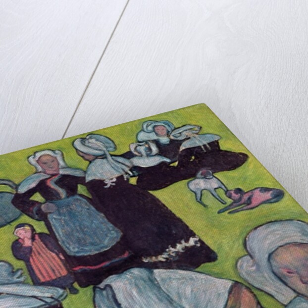 Bretons in a Field or, The Pardon, 1888 by Emile Bernard