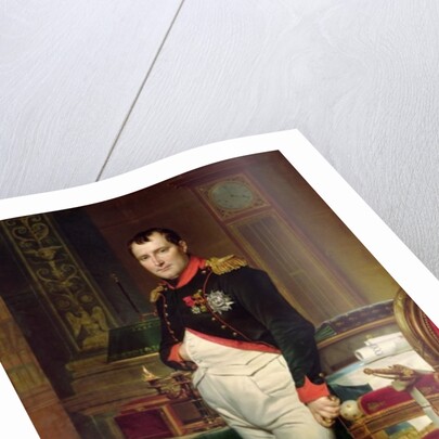 Napoleon Bonaparte in his study at the Tuileries, 1812 by Jacques Louis David