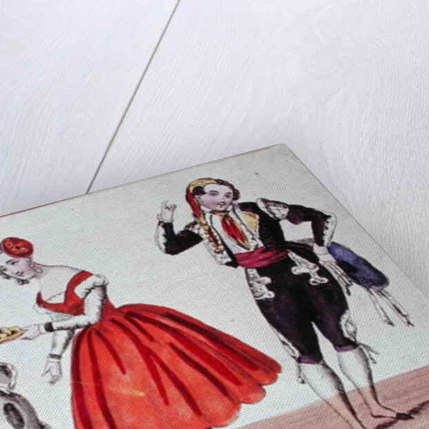 Cherubino, Fanchette and Figaro by French School