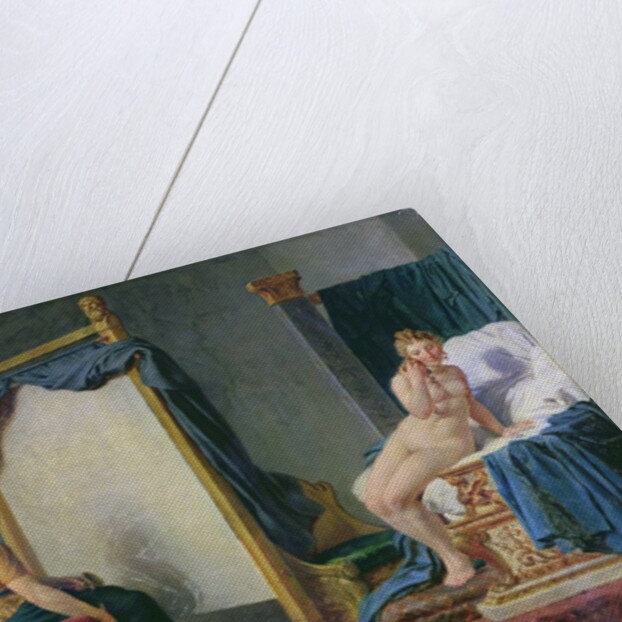 Apelles Painting Campaspe in the Presence of Alexander the Great by Jacques Louis David