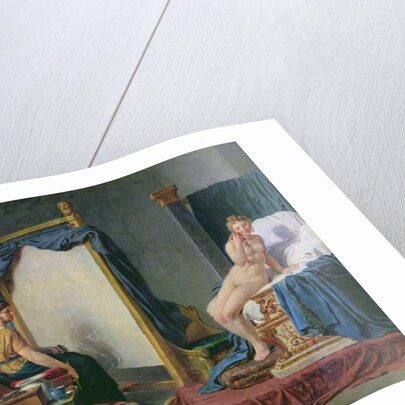 Apelles Painting Campaspe in the Presence of Alexander the Great by Jacques Louis David