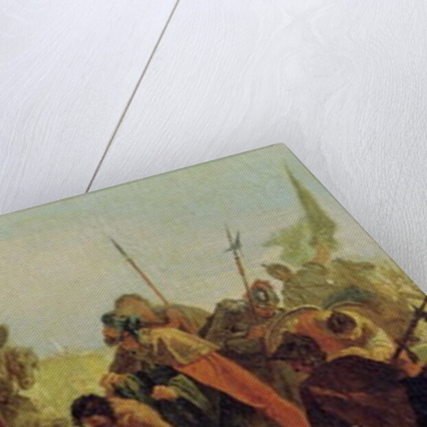 Alexander the Great and Porus by Francesco Fontebasso