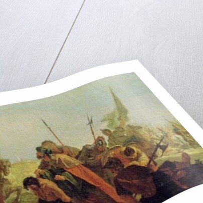 Alexander the Great and Porus by Francesco Fontebasso