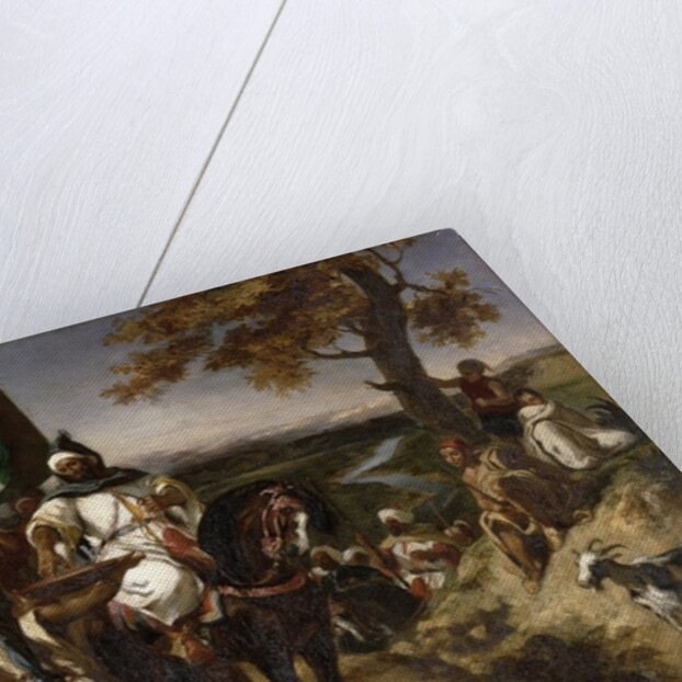 Moroccan Caid, 1837 by Ferdinand Victor Eugene Delacroix