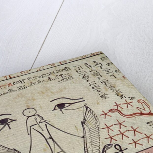 The two mystical eyes by Egyptian 18th Dynasty