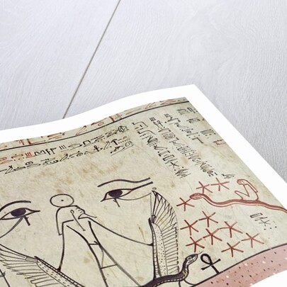 The two mystical eyes by Egyptian 18th Dynasty