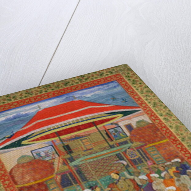 The Court Welcoming Emperor Jahangir by Mughal School