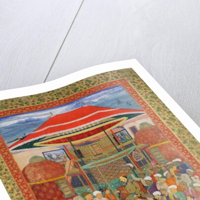 The Court Welcoming Emperor Jahangir by Mughal School