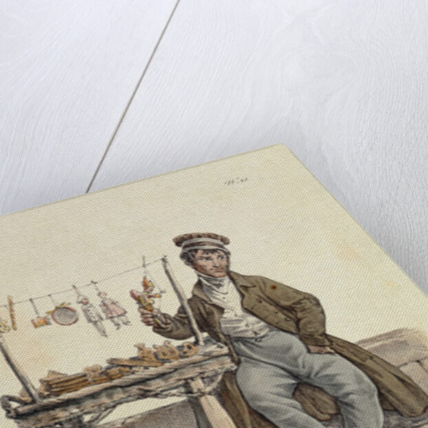 The Gingerbread Seller, number 25 from 'The Cries of Paris' series by Carle Vernet