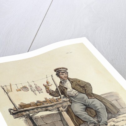 The Gingerbread Seller, number 25 from 'The Cries of Paris' series by Carle Vernet