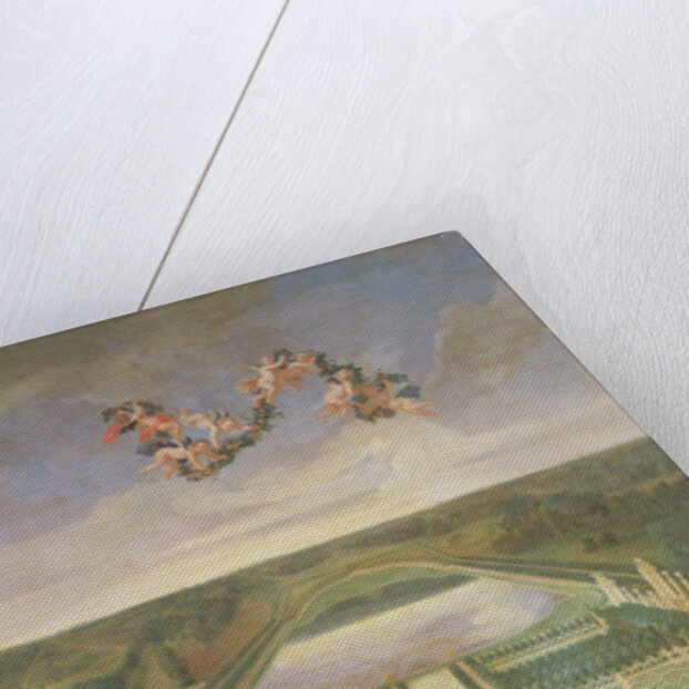 View of the Orangerie at Versailles by Jean the Younger Cotelle