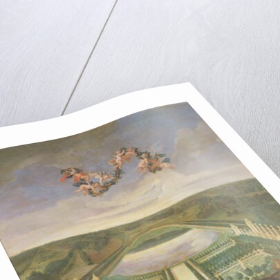 View of the Orangerie at Versailles by Jean the Younger Cotelle