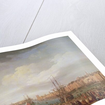 Morning View of the Inner Port of Marseille and the Pavilion of the Horloge du Parc, 1754 by Claude Joseph Vernet