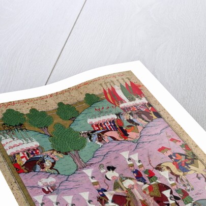 The Army of Suleyman the Magnificent Leave for Europe by Islamic School