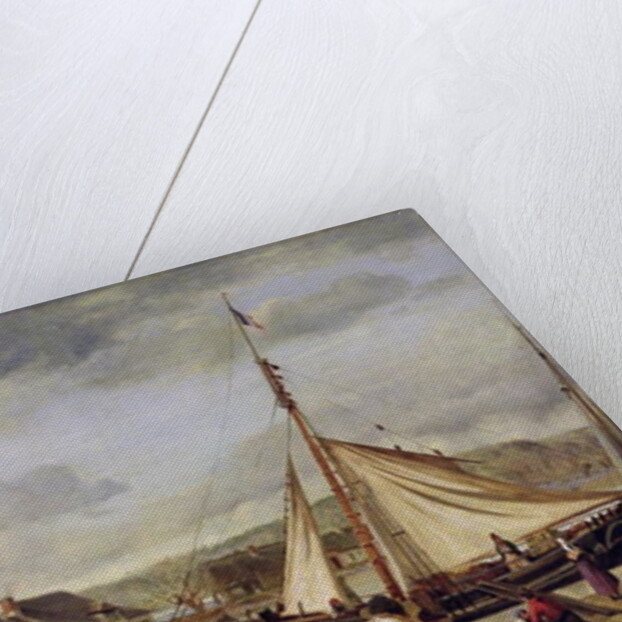 The Merchant's Quay at Rouen, 1834 by Jean Baptiste Camille Corot