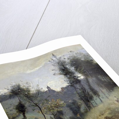 Canteleu near Rouen, 19th century by Jean Baptiste Camille Corot