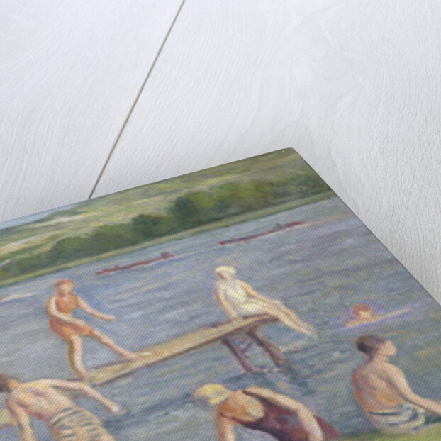 Bathers on the Banks of the Seine by Maximilien Luce