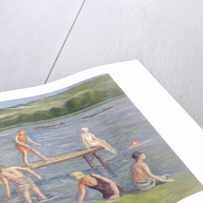 Bathers on the Banks of the Seine by Maximilien Luce