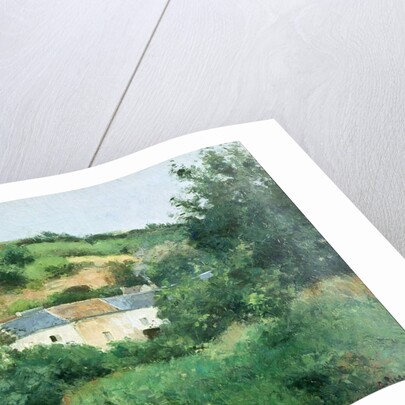 The Path in the Village, 1875 by Camille Pissarro