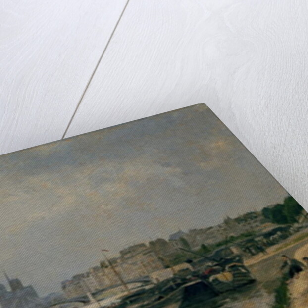 The Seine from the Quai de la Rapee by Stanislas Victor Edouard Lepine