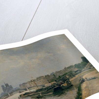 The Seine from the Quai de la Rapee by Stanislas Victor Edouard Lepine