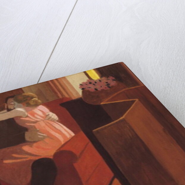 Intimacy, Couple in an Interior with a Partition, 1898 by Felix Edouard Vallotton