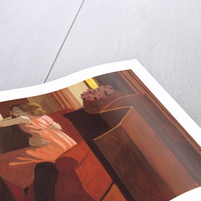 Intimacy, Couple in an Interior with a Partition, 1898 by Felix Edouard Vallotton