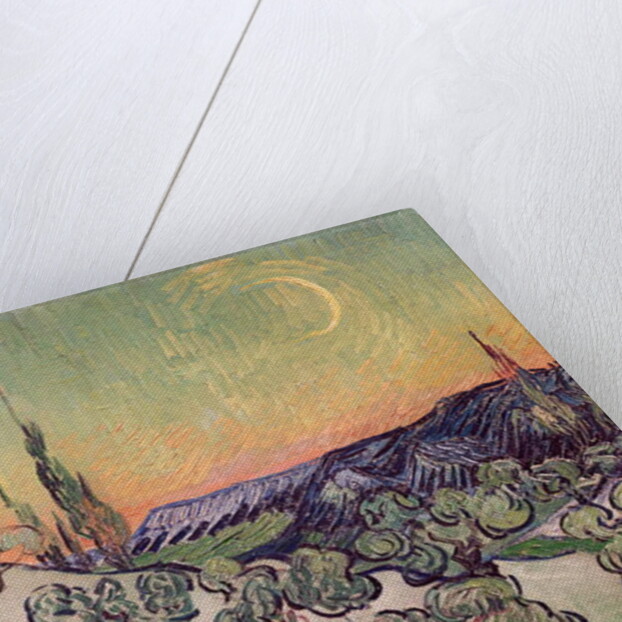 A Walk at Twilight, 1889-90 by Vincent van Gogh