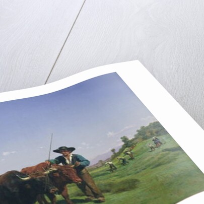 Haymaking, Auvergne by Rosa Bonheur