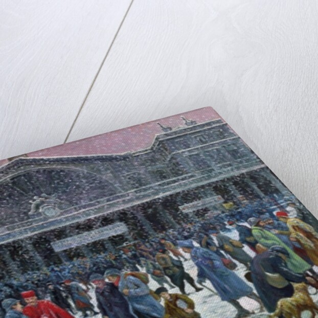 Gare de l'Est Under Snow, 1917 by Maximilien Luce