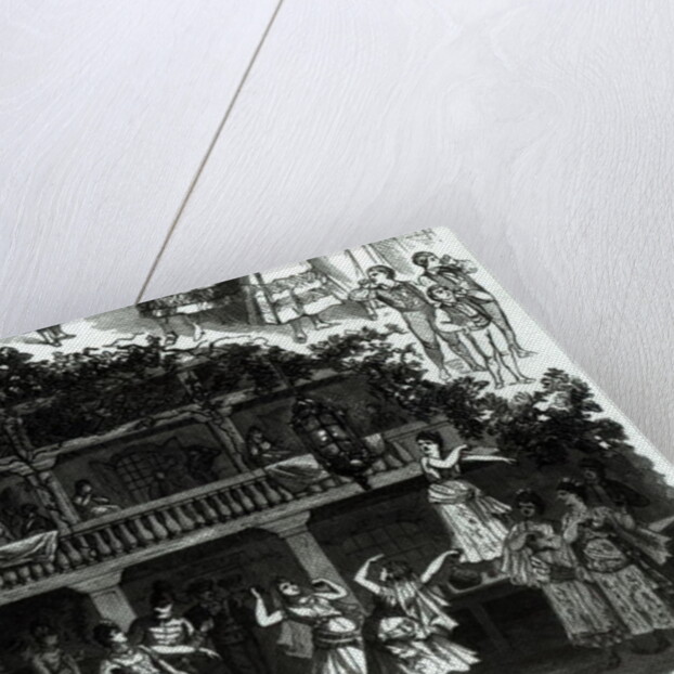 Carmen in the Lilas Pastia tavern by French School