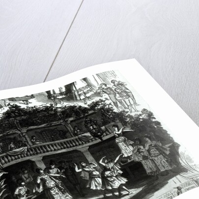 Carmen in the Lilas Pastia tavern by French School