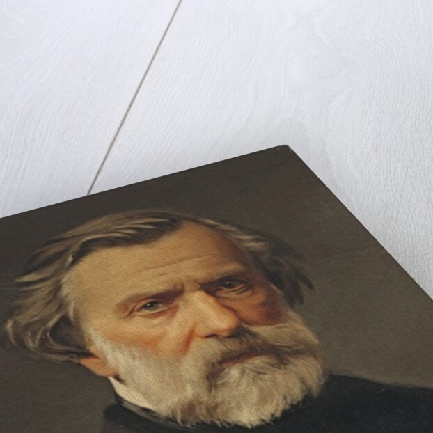 Ambroise Thomas previously thought to be Giuseppe Verdi by Italian School