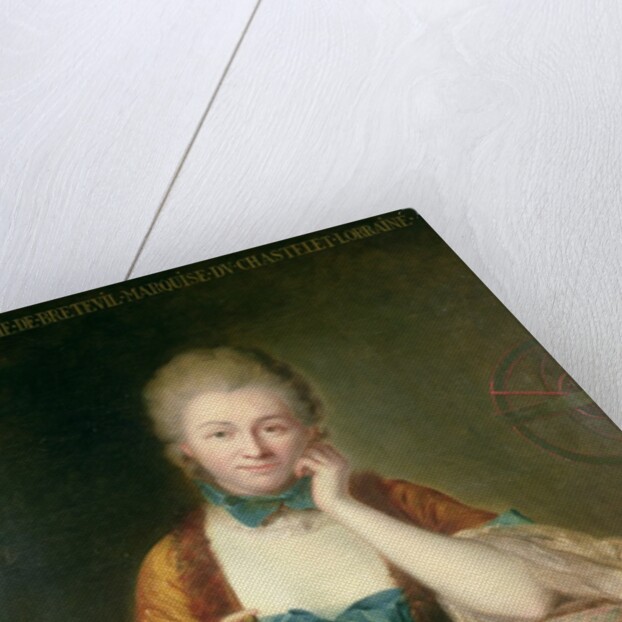 Madame du Chatelet-Lomont working, 18th century by Maurice Quentin de la Tour