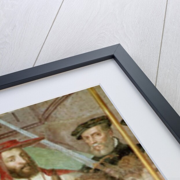 Detail from The Solemn Entrance of Emperor Charles V, Francis I and Alessandro Farnese to Paris in 1540 by Taddeo & Federico Zuccaro