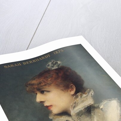 Sarah Bernhardt 1875 by Louise Abbema