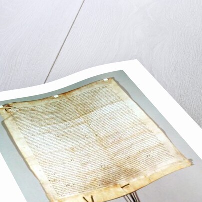 Charte de Franchise de la Ville de Vaucouleurs, granted by Gauthier de Joinville, confirmed by his uncle, Jean de Joinville, September 1298 by French School