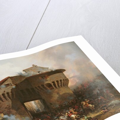 Combat at Porte Pannessac in 1562 by Julien-Michel Gue