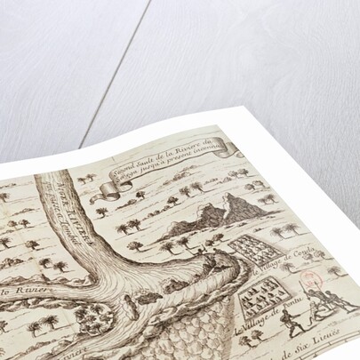 Confluence of the Niger, the Joto and the Senegal by French School