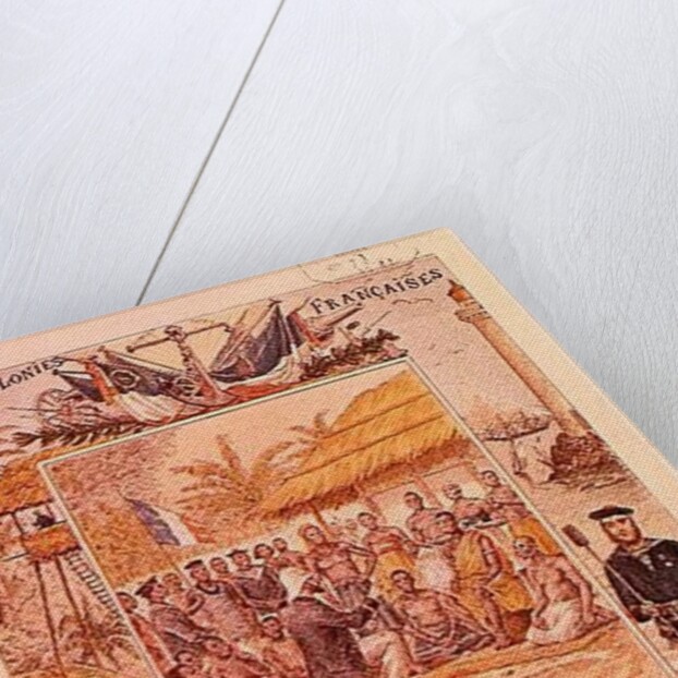 The Exploration of M. de Brazza His Treaty with Makoko by G. Dascher (after)